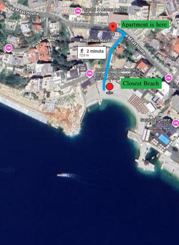 Violet Sea View Apartment Sarande Luaran gambar
